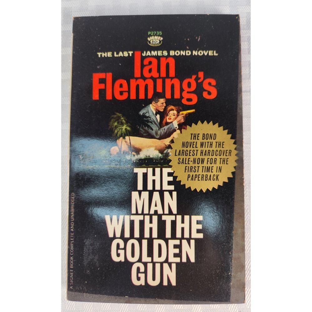 Ian's Fleming's The Man With The Golden Gun First Printing 1966 James Bond